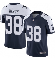 Youth Nike Dallas Cowboys #38 Jeff Heath Navy Blue Throwback Alternate Vapor Untouchable Limited Player NFL Jersey