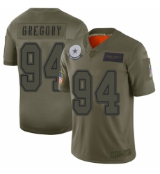Women's Dallas Cowboys #94 Randy Gregory Limited Camo 2019 Salute to Service Football Jersey