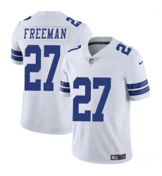 Men's Dallas Cowboys #27 Royce Freeman White Vapor Untouchable Limited Football Stitched Jersey
