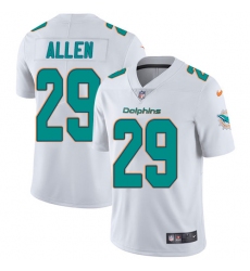 Men's Nike Miami Dolphins #29 Nate Allen White Vapor Untouchable Limited Player NFL Jersey