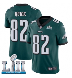 Men's Nike Philadelphia Eagles #82 Mike Quick Midnight Green Team Color Vapor Untouchable Limited Player Super Bowl LII NFL Jersey