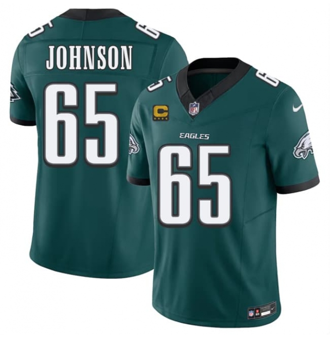Men's Philadelphia Eagles #65 Lane Johnson Green 2026 F.U.S.E. 4-Star C Vapor Untouchable Limited Football Stitched Jersey