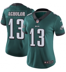 Women's Nike Philadelphia Eagles #13 Nelson Agholor Midnight Green Team Color Vapor Untouchable Limited Player NFL Jersey