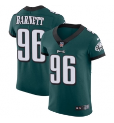 Men's Nike Philadelphia Eagles #96 Derek Barnett Midnight Green Team Color Vapor Untouchable Elite Player NFL Jersey