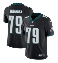 Youth Nike Philadelphia Eagles #79 Brandon Brooks Black Alternate Vapor Untouchable Limited Player NFL Jersey