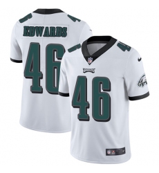 Youth Nike Philadelphia Eagles #46 Herman Edwards White Vapor Untouchable Limited Player NFL Jersey