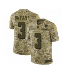 Youth Atlanta Falcons #3 Matt Bryant Limited Camo 2018 Salute to Service Football Jersey