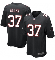 Men's Nike Atlanta Falcons #37 Ricardo Allen Game Black Alternate NFL Jersey