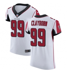 Men's Nike Atlanta Falcons #99 Adrian Clayborn White Vapor Untouchable Elite Player NFL Jersey