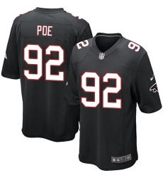 Youth Nike Atlanta Falcons #92 Dontari Poe Game Black Alternate NFL Jersey