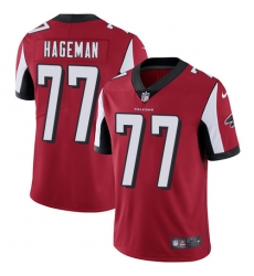 Men's Nike Atlanta Falcons #77 Ra'Shede Hageman Red Team Color Vapor Untouchable Limited Player NFL Jersey