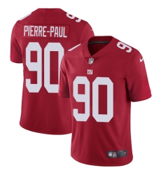Youth Nike New York Giants #90 Jason Pierre-Paul Red Alternate Vapor Untouchable Limited Player NFL Jersey