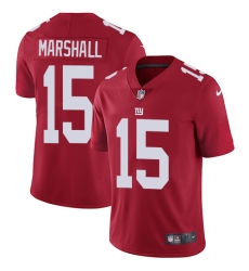 Youth Nike New York Giants #15 Brandon Marshall Red Alternate Vapor Untouchable Limited Player NFL Jersey