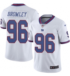 Men's Nike New York Giants #96 Jay Bromley Limited White Rush Vapor Untouchable NFL Jersey