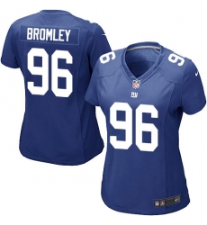 Women's Nike New York Giants #96 Jay Bromley Game Royal Blue Team Color NFL Jersey