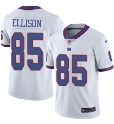 Youth Nike New York Giants #85 Rhett Ellison Limited White Rush Vapor Untouchable NFL Jersey