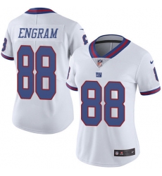 Women's Nike New York Giants #88 Evan Engram Limited White Rush Vapor Untouchable NFL Jersey