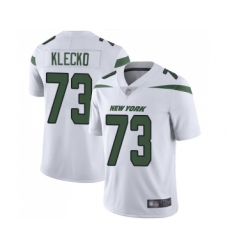 Men's New York Jets #73 Joe Klecko White Vapor Untouchable Limited Player Football Jersey