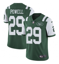 Youth Nike New York Jets #29 Bilal Powell Green Team Color Vapor Untouchable Limited Player NFL Jersey