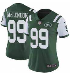 Women's Nike New York Jets #99 Steve McLendon Green Team Color Vapor Untouchable Limited Player NFL Jersey