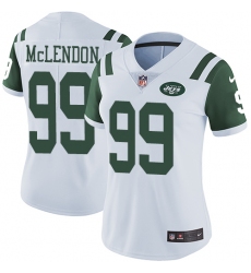 Women's Nike New York Jets #99 Steve McLendon White Vapor Untouchable Limited Player NFL Jersey
