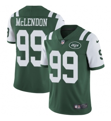 Youth Nike New York Jets #99 Steve McLendon Green Team Color Vapor Untouchable Limited Player NFL Jersey
