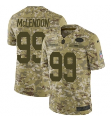 Youth Nike New York Jets #99 Steve McLendon Limited Camo 2018 Salute to Service NFL Jersey