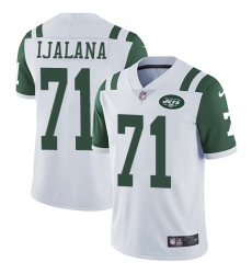 Youth Nike New York Jets #71 Ben Ijalana White Vapor Untouchable Limited Player NFL Jersey