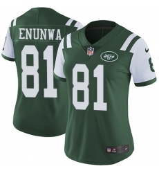 Women's Nike New York Jets #81 Quincy Enunwa Green Team Color Vapor Untouchable Limited Player NFL Jersey