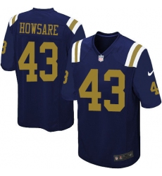 Men's Nike New York Jets #43 Julian Howsare Limited Navy Blue Alternate NFL Jersey