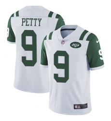Youth Nike New York Jets #9 Bryce Petty White Vapor Untouchable Limited Player NFL Jersey