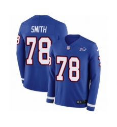 Youth Nike Buffalo Bills #78 Bruce Smith Limited Royal Blue Therma Long Sleeve NFL Jersey