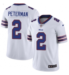 Youth Nike Buffalo Bills #2 Nathan Peterman White Vapor Untouchable Limited Player NFL Jersey
