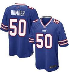 Men's Nike Buffalo Bills #50 Ramon Humber Game Royal Blue Team Color NFL Jersey