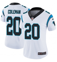 Women's Nike Carolina Panthers #20 Kurt Coleman White Vapor Untouchable Limited Player NFL Jersey