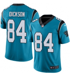 Youth Nike Carolina Panthers #84 Ed Dickson Blue Alternate Vapor Untouchable Limited Player NFL Jersey