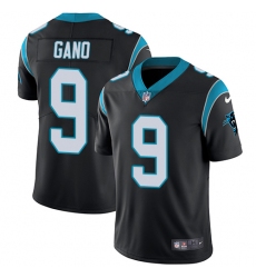 Youth Nike Carolina Panthers #9 Graham Gano Black Team Color Vapor Untouchable Limited Player NFL Jersey