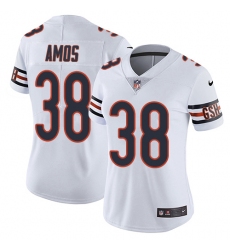 Women's Nike Chicago Bears #38 Adrian Amos White Vapor Untouchable Limited Player NFL Jersey