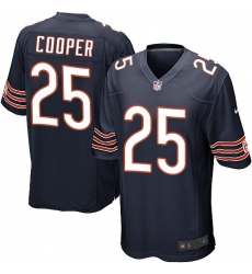 Men's Nike Chicago Bears #25 Marcus Cooper Game Navy Blue Team Color NFL Jersey