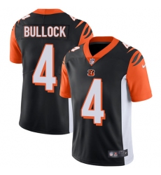 Youth Nike Cincinnati Bengals #4 Randy Bullock Vapor Untouchable Limited Black Team Color NFL Jersey
