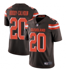 Youth Nike Cleveland Browns #20 Briean Boddy-Calhoun Brown Team Color Vapor Untouchable Limited Player NFL Jersey