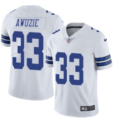 Youth Nike Dallas Cowboys #33 Chidobe Awuzie White Vapor Untouchable Limited Player NFL Jersey