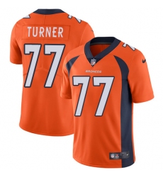 Youth Nike Denver Broncos #77 Billy Turner Orange Team Color Vapor Untouchable Limited Player NFL Jersey