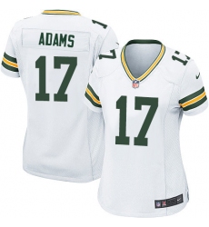 Women's Nike Green Bay Packers #17 Davante Adams Game White NFL Jersey