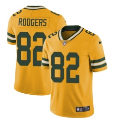 Men's Nike Green Bay Packers #82 Richard Rodgers Limited Gold Rush Vapor Untouchable NFL Jersey