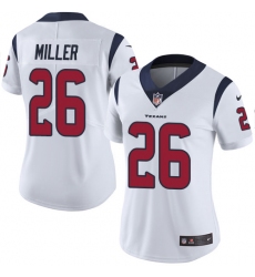 Women's Nike Houston Texans #26 Lamar Miller Limited White Vapor Untouchable NFL Jersey