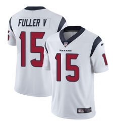 Youth Nike Houston Texans #15 Will Fuller V Elite White NFL Jersey