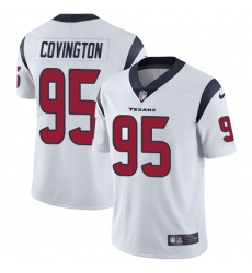 Youth Nike Houston Texans #95 Christian Covington Limited White Vapor Untouchable NFL Jersey