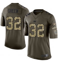 Youth Nike Indianapolis Colts #32 T.J. Green Elite Green Salute to Service NFL Jersey