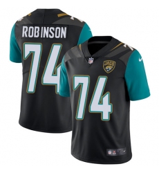 Youth Nike Jacksonville Jaguars #74 Cam Robinson Black Alternate Vapor Untouchable Limited Player NFL Jersey